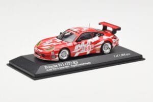 Porsche 911 996 GT3 RS Inline #89 B. Frisselle / D. Negri / S. Pumpelly ALMS Petit Le Mans 2003 Minichamps 1:43 400036989 Met — zdjęcie 2 z 4