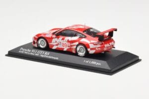 Porsche 911 996 GT3 RS Inline #89 B. Frisselle / D. Negri / S. Pumpelly ALMS Petit Le Mans 2003 Minichamps 1:43 400036989 Met — zdjęcie 3 z 4