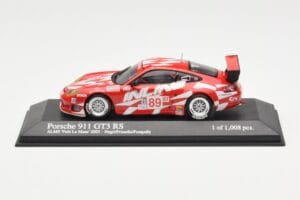 Porsche 911 996 GT3 RS Inline #89 B. Frisselle / D. Negri / S. Pumpelly ALMS Petit Le Mans 2003 Minichamps 1:43 400036989 Met