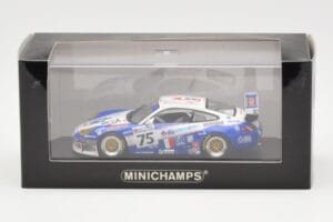 Porsche 911 996 GT3 RS #75 Khan / Sugden / Smith 24 Hours of Le Mans 2004 Minichamps 1:43 400046975 Metal — zdjęcie 4 z 4