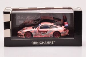 Porsche 911 996 GT3 RS Pink Sally #45 Petty / Jeanette Phoenix 250 2004 Minichamps 1:43 400046945 Metal — zdjęcie 4 z 4