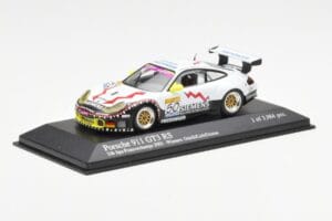 Porsche 911 996 GT3 RS Siemens #50 M. Ortelli / M. Lieb / R. Dumas 24 Hours of Spa 2003 Winners Minichamps 1:43 400036950 Met — zdjęcie 2 z 4