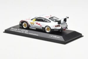 Porsche 911 996 GT3 RS Siemens #50 M. Ortelli / M. Lieb / R. Dumas 24 Hours of Spa 2003 Winners Minichamps 1:43 400036950 Met — zdjęcie 3 z 4