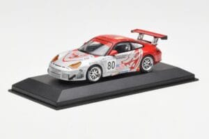 Porsche 911 996 GT3 RSR Flying Lizard #80 S. Neiman / J. Pechnik / J. Van Overbeek GT2 Class 24 Hours of Le Mans 2005 Minicha — zdjęcie 2 z 4