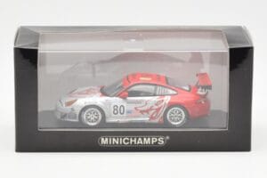 Porsche 911 996 GT3 RSR Flying Lizard #80 S. Neiman / J. Pechnik / J. Van Overbeek GT2 Class 24 Hours of Le Mans 2005 Minicha — zdjęcie 4 z 4