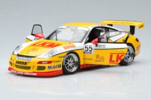 Porsche 911 997 GT3 Cup D. O'Young Carrera Cup Asia 2007 AUTOart 1:18 80785 Metal — zdjęcie 2 z 7
