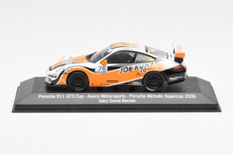 Porsche 911 997 GT3 Cup #76 G. Becker Joe Kunz Aasco Motorsports Porsche Michelin Supercup 2006 Minichamps 1:43 WAP02013717 M