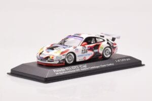 Porsche 911 997 GT3 Cup #124 Mattheus / Geoffroy / Vanbellingen / Fumal 24 Hours of Spa 2005 Minichamps 1:43 400056224 Metal — zdjęcie 2 z 4
