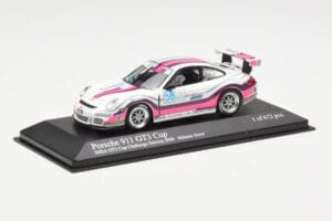 Porsche 911 997 GT3 Cup #56 M. Snow IMSA GT3 Challenge 2008 Minichamps 1:43 400086456 Metal — zdjęcie 2 z 4