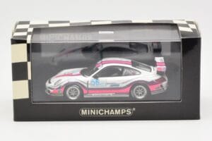 Porsche 911 997 GT3 Cup #56 M. Snow IMSA GT3 Challenge 2008 Minichamps 1:43 400086456 Metal — zdjęcie 4 z 4