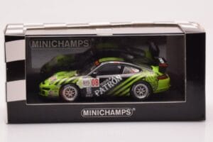 Porsche 911 997 GT3 Cup #8 E. Brown IMSA GT3 Challenge 2009 Minichamps 1:43 400096708 Metal — zdjęcie 4 z 4