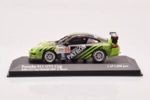 Porsche 911 997 GT3 Cup #8 E. Brown IMSA GT3 Challenge 2009 Minichamps 1:43 400096708 Metal