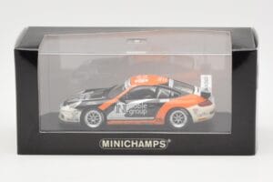 Porsche 911 997 GT3 Cup Noble Group #9 R. Meins Carrera Cup Asia Macau 2007 Minichamps 1:43 400076419 Metal — zdjęcie 4 z 4