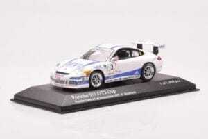 Porsche 911 997 GT3 Cup Porsche Carrera Cup #3 R. Westbrook 2007 Minichamps 1:43 400076483 Metal — zdjęcie 2 z 4