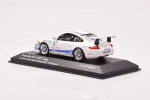 Porsche 911 997 GT3 Cup Porsche Carrera Cup #3 R. Westbrook 2007 Minichamps 1:43 400076483 Metal — zdjęcie 3 z 4