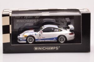 Porsche 911 997 GT3 Cup Porsche Carrera Cup #3 R. Westbrook 2007 Minichamps 1:43 400076483 Metal — zdjęcie 4 z 4