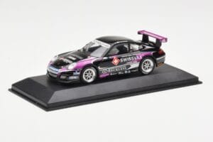 Porsche 911 997 GT3 Cup Swissvax #30 K. Sasaki Carrera Cup Asia Macau 2007 Minichamps 1:43 400076430 Metal — zdjęcie 2 z 4