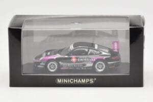 Porsche 911 997 GT3 Cup Swissvax #30 K. Sasaki Carrera Cup Asia Macau 2007 Minichamps 1:43 400076430 Metal — zdjęcie 4 z 4