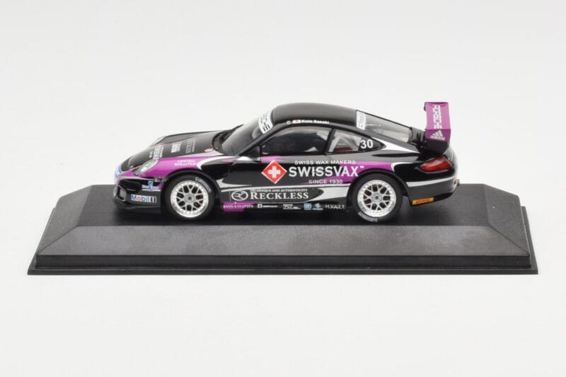 Porsche 911 997 GT3 Cup Swissvax #30 K. Sasaki Carrera Cup Asia Macau 2007 Minichamps 1:43 400076430 Metal