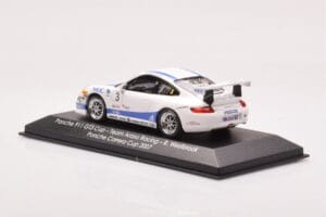 Porsche 911 997 GT3 Cup #3 Team Araxa Racing R. Westbrook Porsche Carrera Cup 2007 Minichamps 1:43 WAP02012318VKK Metal — zdjęcie 3 z 4
