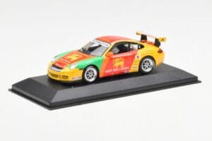 Porsche 911 997 GT3 Cup Visit Sri Lanka #6 D. Malagamuwa Carrera Cup Asia Macau 2007 Minichamps 1:43 400076406 Metal — zdjęcie 2 z 4