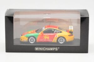 Porsche 911 997 GT3 Cup Visit Sri Lanka #6 D. Malagamuwa Carrera Cup Asia Macau 2007 Minichamps 1:43 400076406 Metal — zdjęcie 4 z 4