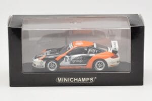 Porsche 911 997 GT3 Cup Noble Group #6 D. Watts Carrera Cup GB 2009 Minichamps 1:43 400076409 Metal — zdjęcie 4 z 4