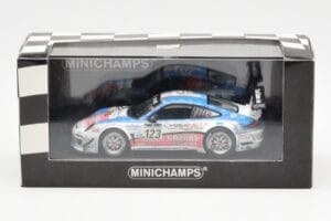Porsche 911 997 GT3 R Cybernet #123 Fumal / Thiry / Rosenlad / Lefort 24 Hours of Spa 2011 Minichamps 1:43 400118923 Metal — zdjęcie 4 z 4