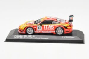 Porsche 911 997 GT3 R ITAS #18 De Lorenzi / Bonetti / Caccia / Bontempelli 24 Hours of Spa 2011 Minichamps 1:43 400118918 Met