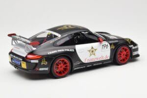Porsche 911 997 GT3 RS #176 Team Ring Police VLN 2011 Norev 1:18 187570 Metal — zdjęcie 3 z 8
