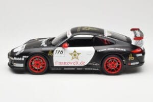 Porsche 911 997 GT3 RS #176 Team Ring Police VLN 2011 Norev 1:18 187570 Metal — zdjęcie 4 z 8