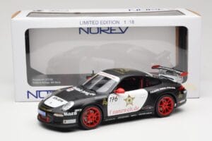 Porsche 911 997 GT3 RS #176 Team Ring Police VLN 2011 Norev 1:18 187570 Metal — zdjęcie 8 z 8