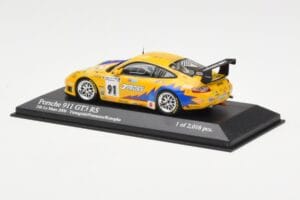 Porsche 911 997 GT3 RS T2M #91 Yamagishi / Fournoux / Konopka 24 Hours of Le Mans 2006 Minichamps 1:43 400066991 Metal — zdjęcie 3 z 4