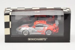 Porsche 911 997 GT3 RSR Flying Lizard #80 S. Neiman / P. Long / J. Van Overbeek 24 Hours of Le Mans 2006 Minichamps 1:43 4000 — zdjęcie 4 z 4
