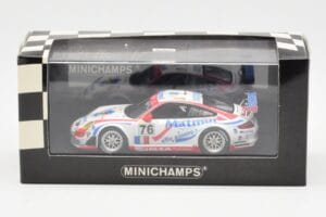 Porsche 911 997 GT3 RSR Matmut #76 P. Narac / R. Lietz / P. Long 24 Hours of Le Mans 2007 Minichamps 1:43 400076776 Metal — zdjęcie 4 z 4