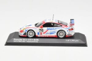 Porsche 911 997 GT3 RSR Matmut #76 P. Narac / R. Lietz / P. Long 24 Hours of Le Mans 2007 Minichamps 1:43 400076776 Metal