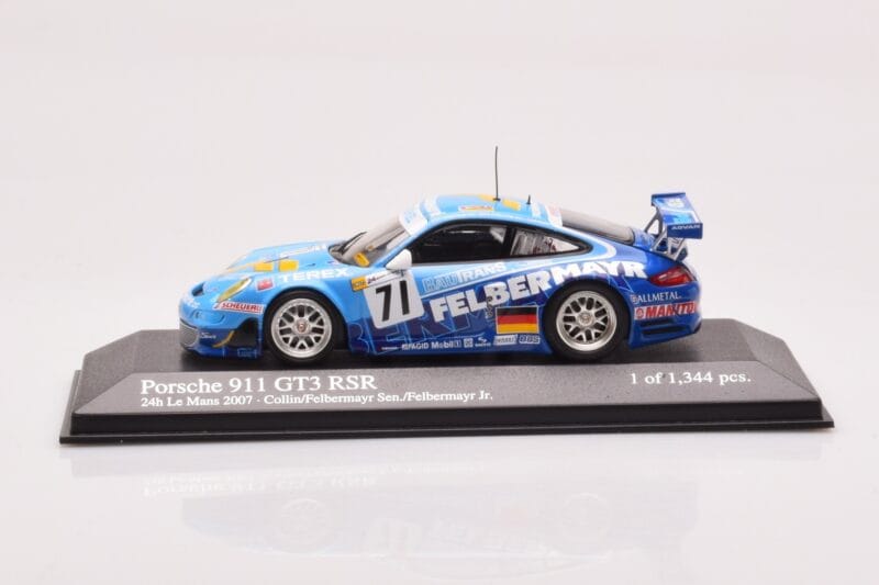 Porsche 911 997 GT3 RSR #71 Felbermayr-Proton M. Collin 24 Hours of Le Mans 2007 Minichamps 1:43 400076771 Metal
