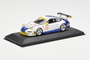 Porsche 911 997 GT3 RSR Tafel Racing #73 J. Tafel / J. Farnbacher 12 Hours of Sebring 2010 Minichamps 1:43 400076473 Metal — zdjęcie 2 z 4