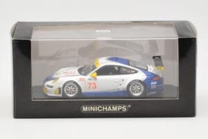 Porsche 911 997 GT3 RSR Tafel Racing #73 J. Tafel / J. Farnbacher 12 Hours of Sebring 2010 Minichamps 1:43 400076473 Metal — zdjęcie 4 z 4