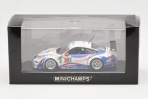 Porsche 911 997 GT3 RSR #93 Nielsen / C. Ehret / A. Simonsen 24 Hours of Le Mans 2007 Minichamps 1:43 400076793 Metal — zdjęcie 4 z 4