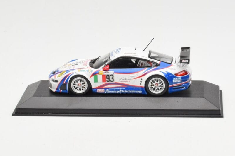Porsche 911 997 GT3 RSR #93 Nielsen / C. Ehret / A. Simonsen 24 Hours of Le Mans 2007 Minichamps 1:43 400076793 Metal