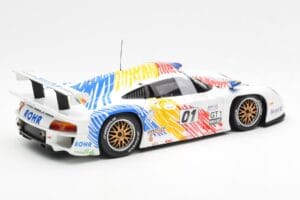 Porsche 911 GT1 #1 A. McNish / R. Sullivan / U. Alzen Rohr Motorsport Daytona 24 Hours 1998 UT Models 1:18 39611 Metal — zdjęcie 2 z 6