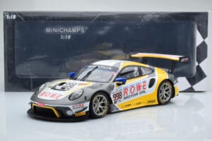 Porsche 911 GT3 R Rowe Racing #998 F. Makowiecki / A. Pilet / N. Tandy 2nd Place 24 Hours of Spa-Francorchamps 2019 Minichamp — zdjęcie 6 z 6