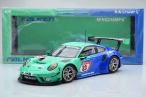 Porsche 911 GT3 R Falken Motorsports #33 K. Bachler / M. Muller / T. Engelhart / M. Werner 24 Hours of Nurburgring 2020 Minic — zdjęcie 6 z 6