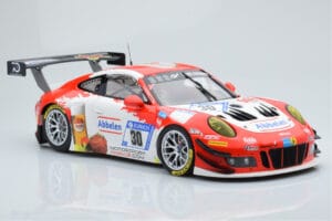 Porsche 911 GT3 R Frikadelli Racing Team #30 M. Muller / M. Arnold / F. Henzler / M. Campbell 24 Hours of Nurburgring 2018 Mi — zdjęcie 4 z 6
