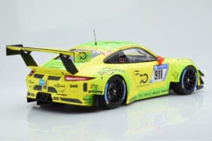 Porsche 911 GT3 R Manthey Racing #911 F. Scherer / K. Estre / R. Dumas / L. Vanthoor / E. Bamber 24 Hours of Nurburgring 2018 — zdjęcie 2 z 6