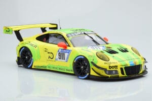Porsche 911 GT3 R Manthey Racing #911 F. Scherer / K. Estre / R. Dumas / L. Vanthoor / E. Bamber 24 Hours of Nurburgring 2018 — zdjęcie 4 z 6
