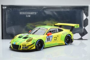 Porsche 911 GT3 R Manthey Racing #911 F. Scherer / K. Estre / R. Dumas / L. Vanthoor / E. Bamber 24 Hours of Nurburgring 2018 — zdjęcie 6 z 6