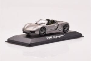 Porsche 918 Spyder Szary Metalik Minichamps 1:43 WAP0201910B Metal — zdjęcie 2 z 4
