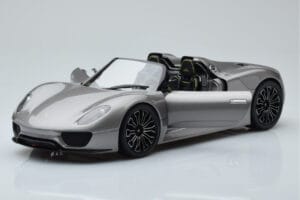 Porsche 918 Spyder Prototyp Szary Metalik Minichamps 1:18 110060030 Metal — zdjęcie 2 z 7